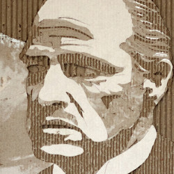 Giles Oldershaw и его портреты из гофрокартона Giles Oldershaw и его портреты из гофрокартона