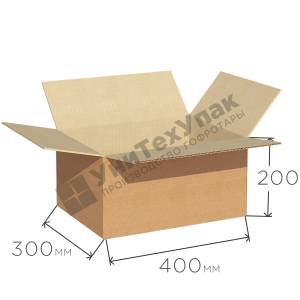 Коробка для переезда 400*300*200 Т-21 бурая